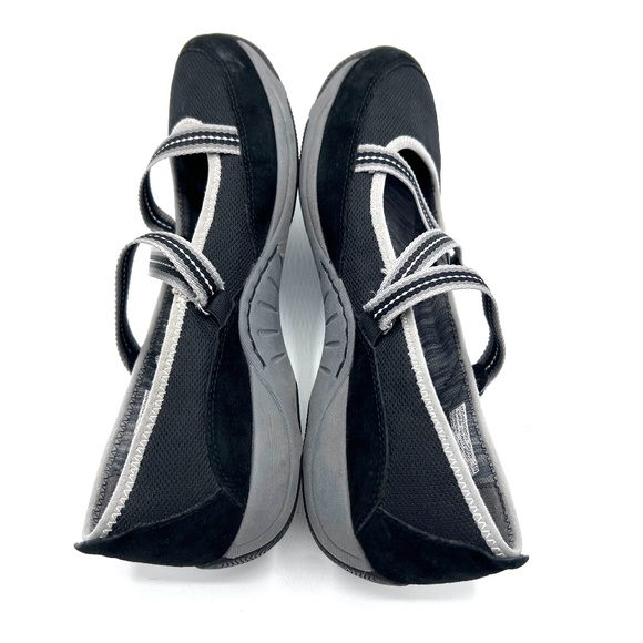 Dansko Hazel Black Mary Jane Suede Mesh Comfort Shoes Size 39 - Picture 9 of 13